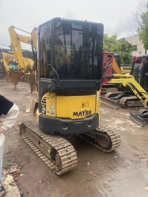 prezzo basso in stock escavatore mobile Komatsu PC20 con cabina escavatore usato Giappone Usato Komatsu idraulico escavatore mobile utilizzato
