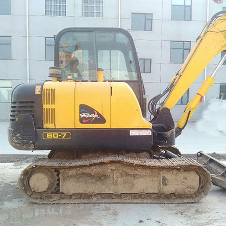 6 tonnellate Hyundai Used Wheel Excavators R60-7 Hyundai Used Excavator Crawler 60