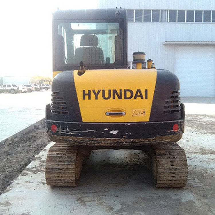 6 tonnellate Hyundai Used Wheel Excavators R60-7 Hyundai Used Excavator Crawler 60