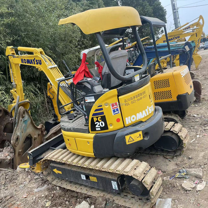 Mini escavatore più piccolo Komatsu PC20 senza cabina piccolo escavatore macchinari usati mini l'escavatore migliore scavatore strisciante