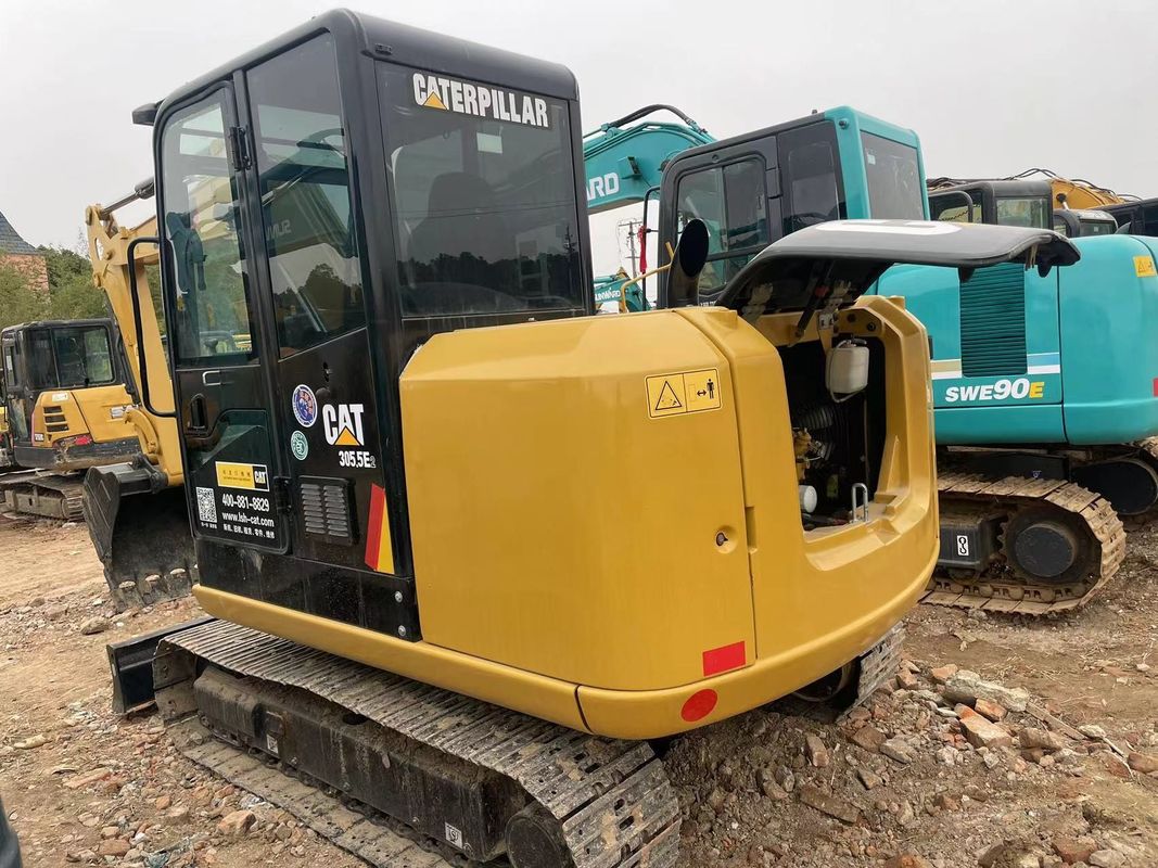 Buona qualità 5.5 tonnellate usato CAT 305.5 mini-escavatore a striscia caterpillar in vendita CAT 303 Caterpillar in stock cat 306 escavatore