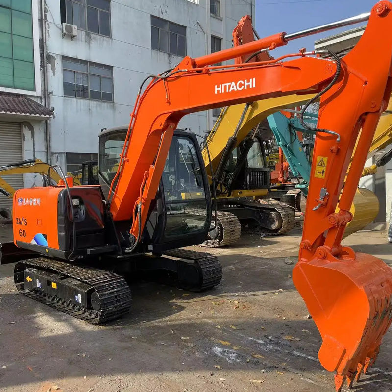 90%NUEVO Escavatore usato Hitachi ZX60 mini escavatore 6ton escavatore di seconda mano in Giappone