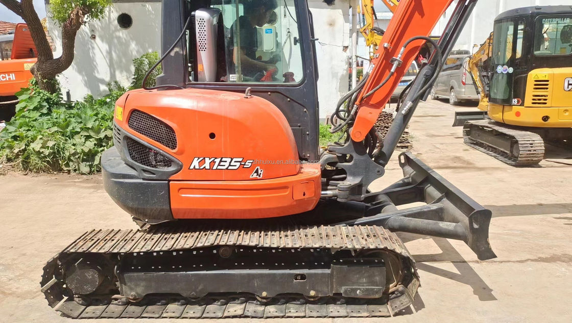 Mini escavatore usato Kubota Kx135-5 escavatore usato piccolo macchinario escavatore usato escavatore di seconda mano in vendita