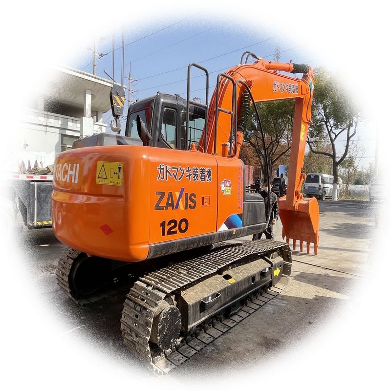 Macchina di seconda mano Macchina di scavo per escavatore usata HITACHI 120 A Basso Prezzo In Vendita