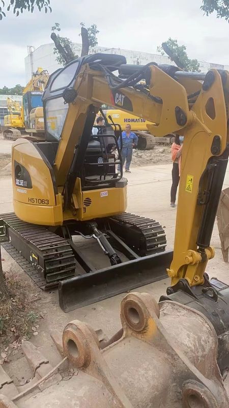 Escavatori usati CAT302.5 senza guida cabina mini escavatori di seconda mano in vendita mini escavatori vendite