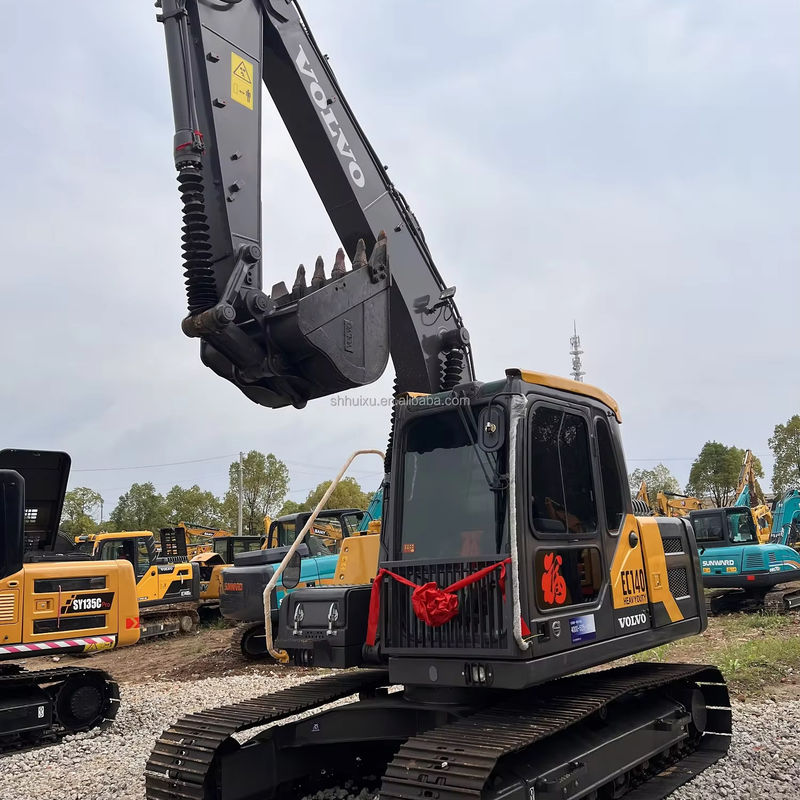 Escavatore usato Volvo 140 Scavatrice di seconda mano 14000KG 0,19m3 Capacità del secchio