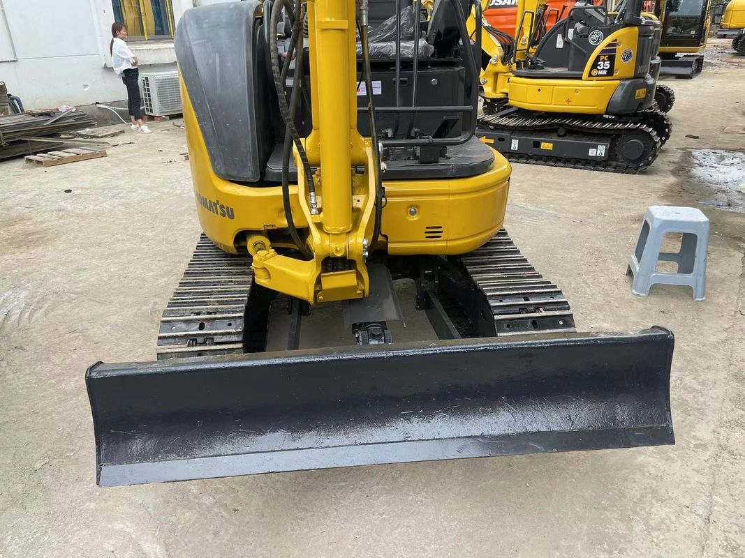 Usato Komatsu PC18 PC35MR mini escavatore macchina da costruzione / seconda mano mini escavatore idraulico komatsu buona qualità