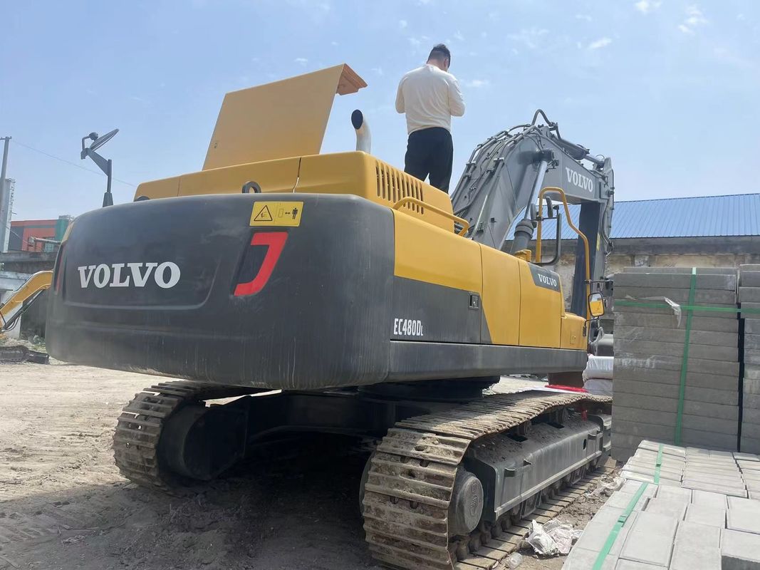 48 tonnellate di enorme scavatore usato Volvo 480 di seconda mano grande power escavatore