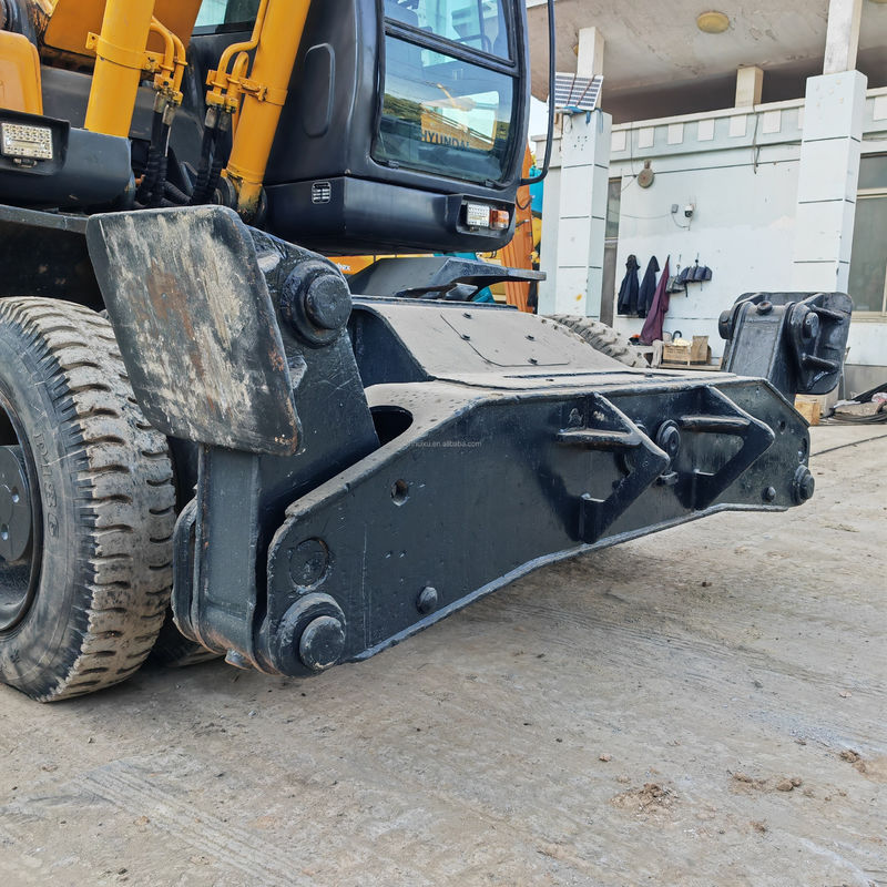 2.1m3 Capacità del secchio Escavatore a ruote usato Usato Hyundai 210 7 Escavatore