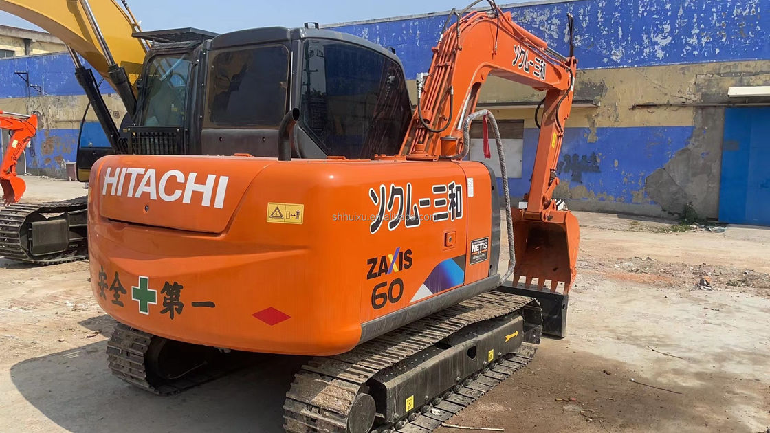 Qualità Hitachi utilizzato zx60 6 tonnellate mini escavatori 60 modello di seconda mano vernice originale min I escavatore Hitachi