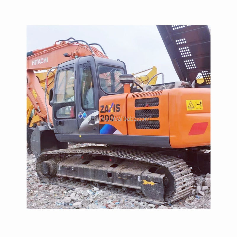 Usato giapponese Hitachi Ex200 Crawler Escavatore di costruzione di seconda mano in buone condizioni Hitachi zx200