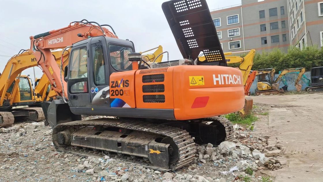 Usato giapponese Hitachi Ex200 Crawler Escavatore di costruzione di seconda mano in buone condizioni Hitachi zx200