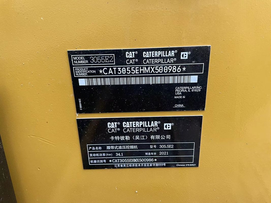 Escavatore usato CAT305.5 escavatore usato macchine usate 5,5 tonnellate escavatore per gatti usato escavatore usato cat3055