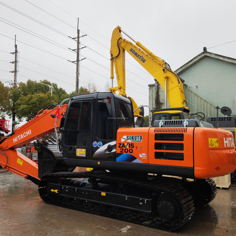 HITACHI escavatore Hitachi zx200 escavatore di seconda mano macchinari per la costruzione di terremoti a basso prezzo escavatore di seconda mano