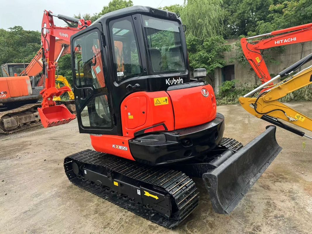 Prezzo basso escavatore usato 6.5Ton idraulico KUBOTA KX165 escavatore usato KUBOTA165 escavatori originali Giappone in vendita