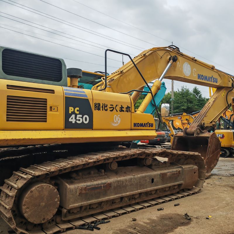 Vernice di seconda mano originale usata escavatore komatsu PC450/macchina da escavatore usata escavatore condizione originale della macchina