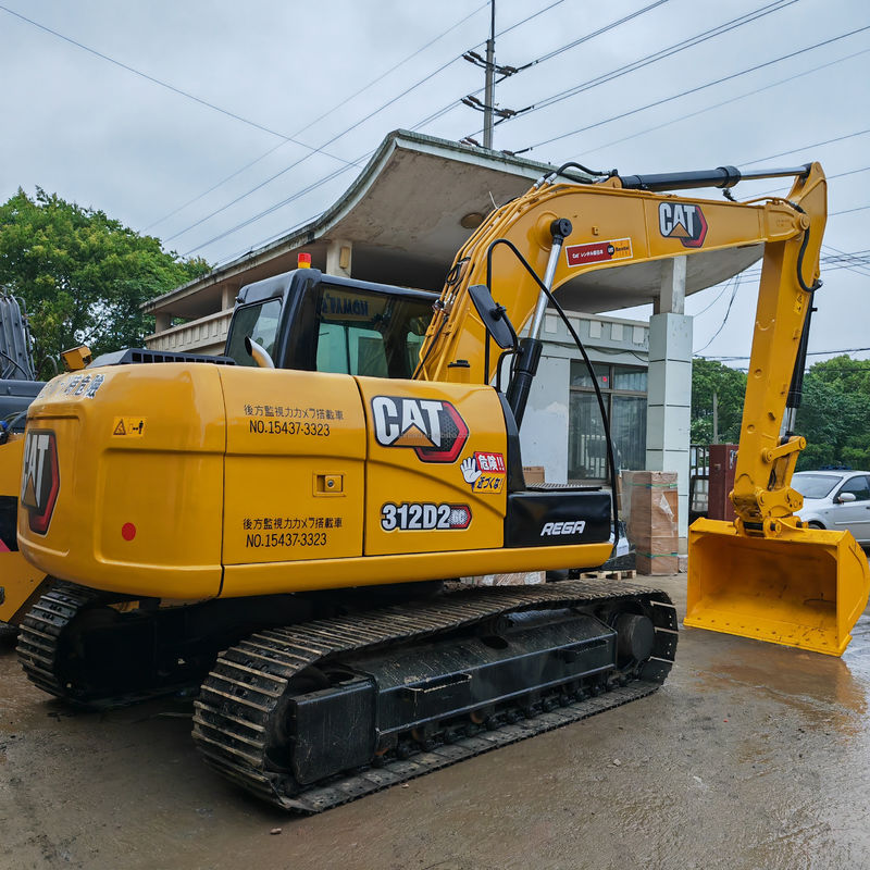 12 tonnellate Used Crawler Excavator Cat 312d Usato 0.8m3 Capacità del secchio