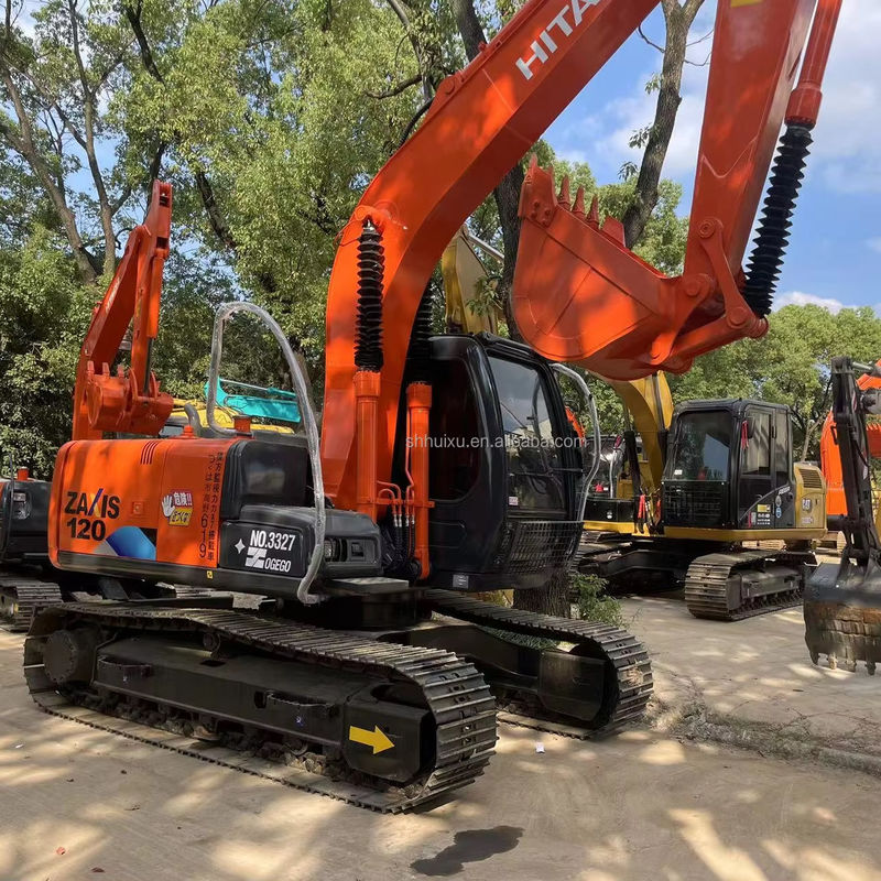 12000kg Zx120 Used Hitachi Excavator Usato Con Vernice Originale 0.51m3