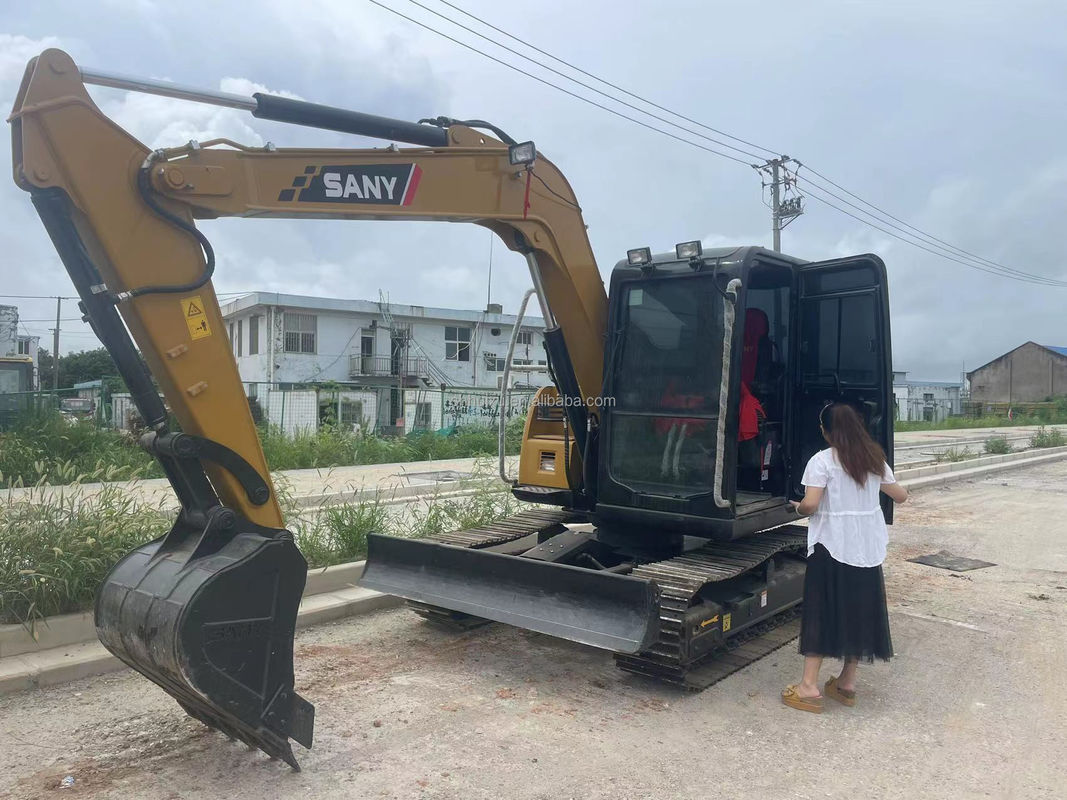 7.5 tonnellate di Sany Used Excavator Used Sany Crawler Excavator Sany75
