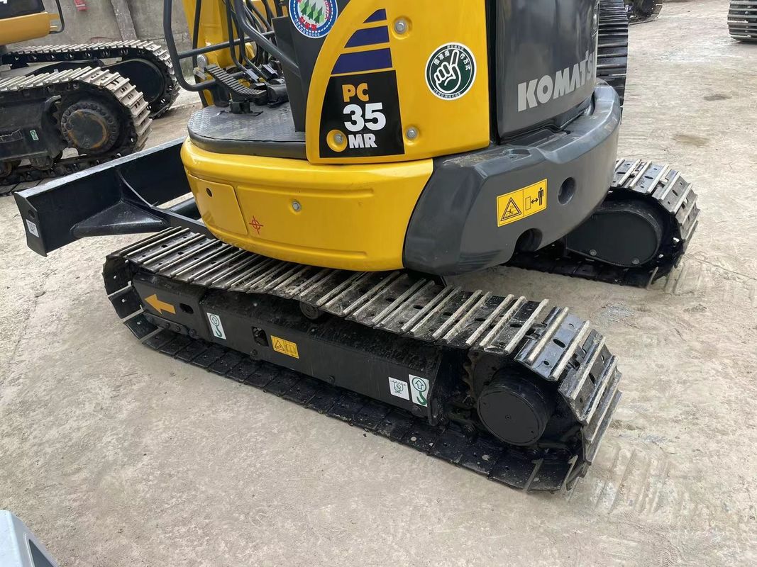 Usato Komatsu PC35MR mini escavatore macchina da costruzione mini escavatore mobile utilizzato komatsupc35 vendita calda