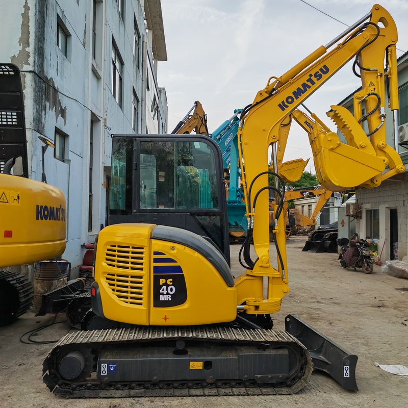 Miniescavatori usati PC40MR Komatsu piccole scavatrici macchine usate miniescavatori rulliere prezzo di fabbrica PC40MR Komatsu