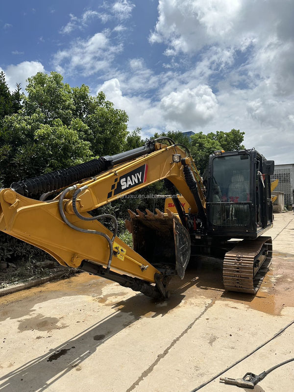 Potenza di scavo elevata Motore originale colore giallo utilizzato Sany 135 13 tonnellate
