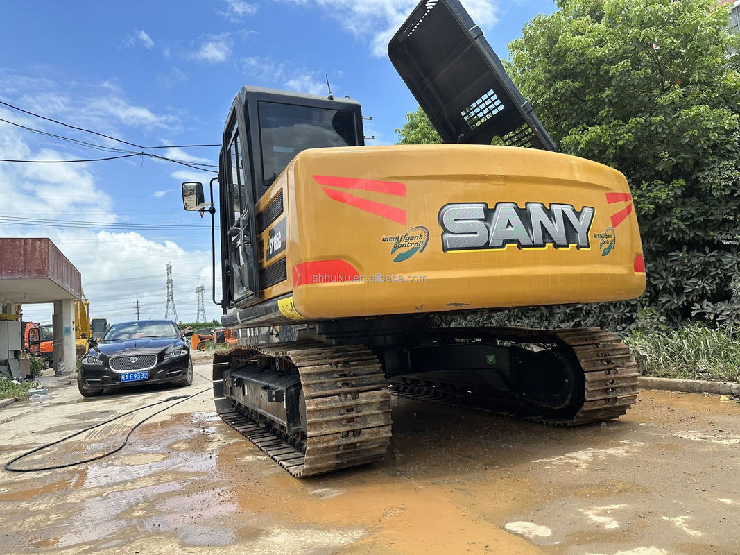 Potenza di scavo elevata Motore originale colore giallo utilizzato Sany 135 13 tonnellate