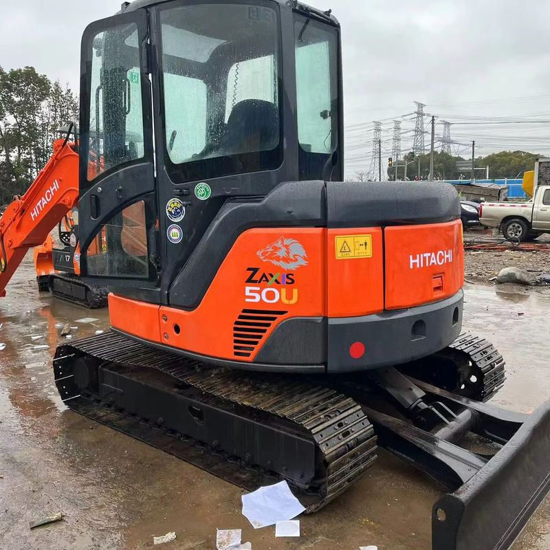 5500kg Mini escavatore usato Hitachi Zx50u escavatore di seconda mano colore originale