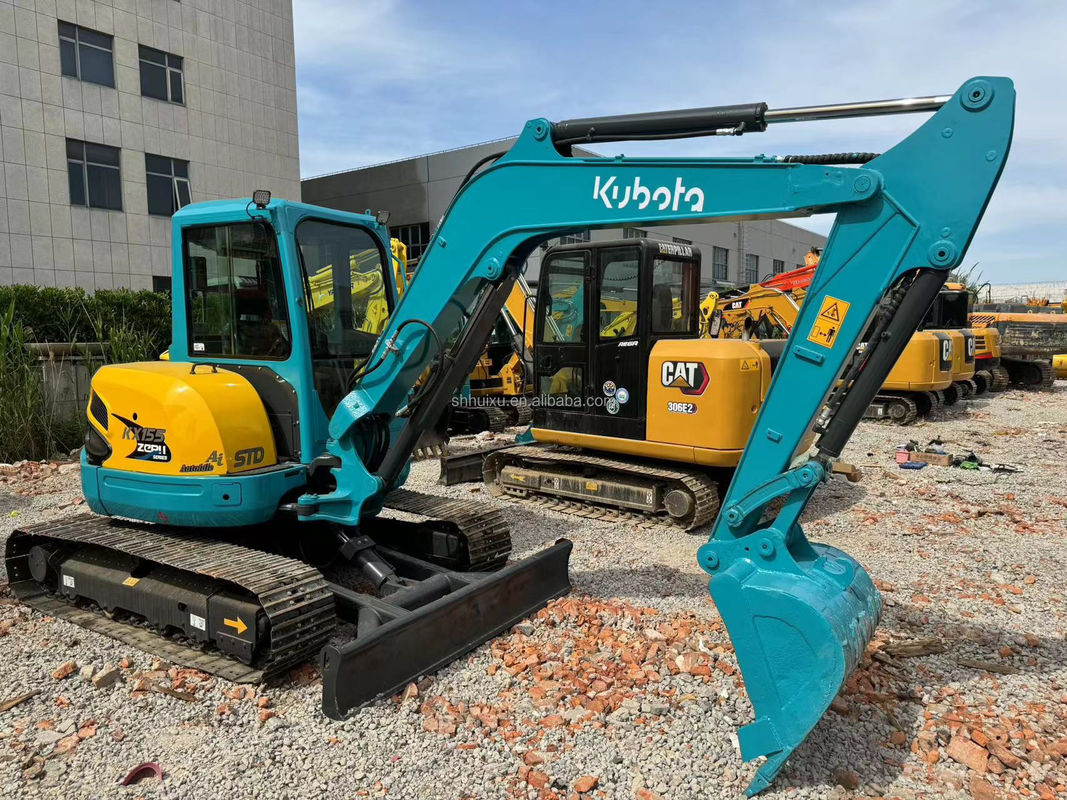 Mini Used Crawler Excavator Kubota 155 di seconda mano Low Working Hours Excavator
