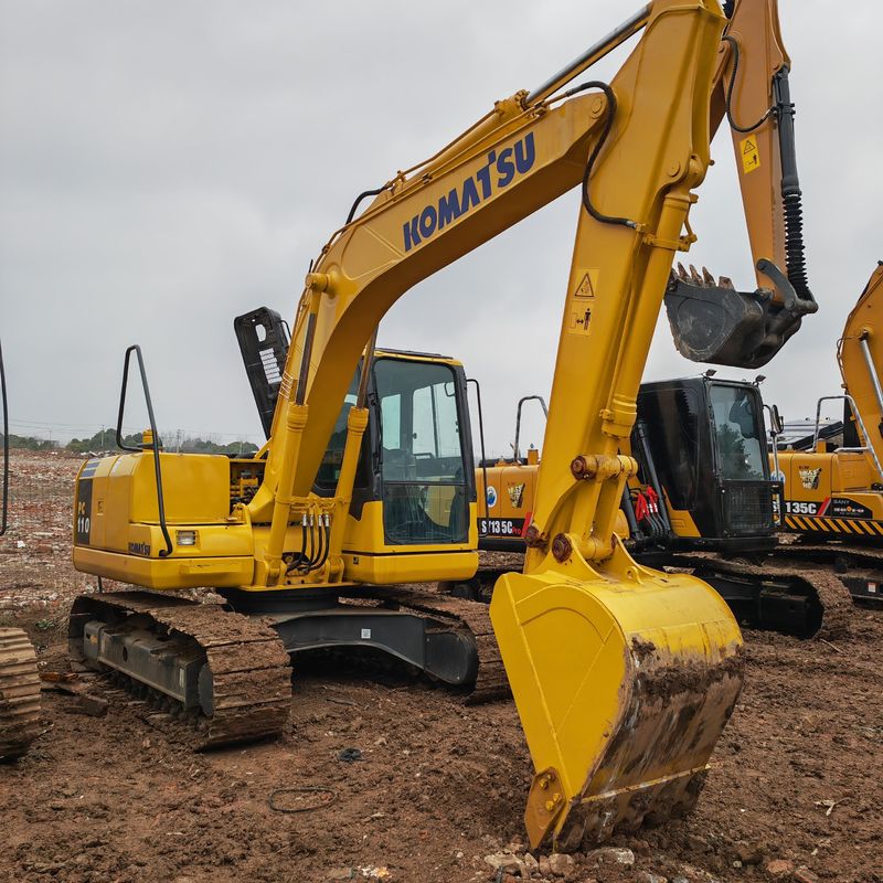 colore originale usato Komatsu pc110/escavatore idraulico usato komatsu pc110 in vendita