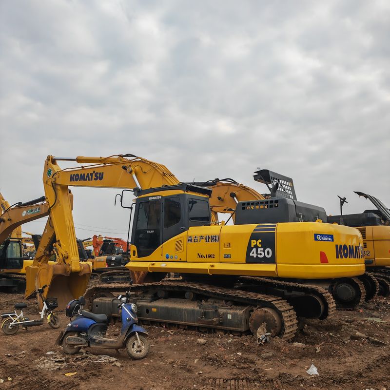 alta potenza di scavo grande escavatore usato komatsu pc450/secnd hand komatsu pc450 in vendita