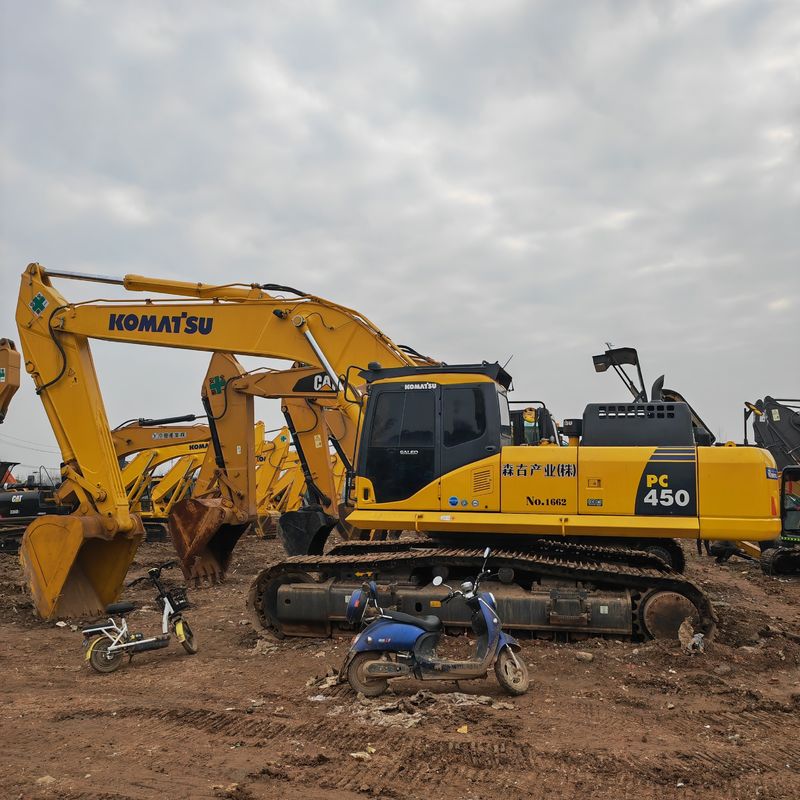 alta potenza di scavo grande escavatore usato komatsu pc450/secnd hand komatsu pc450 in vendita