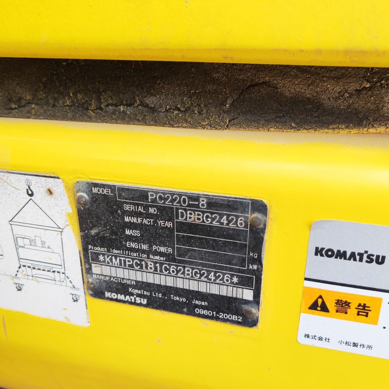 Escavatore usato enorme potenza di scavo Komatsu pc 220-8/secondo escavatore usato komatsu pc220-8 in vendita