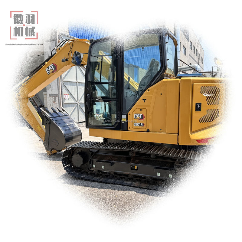 NUOVO 100% di seconda mano Caterpillar 307.5 Mini Used Excavator mini macchine da costruzione macchine agricole