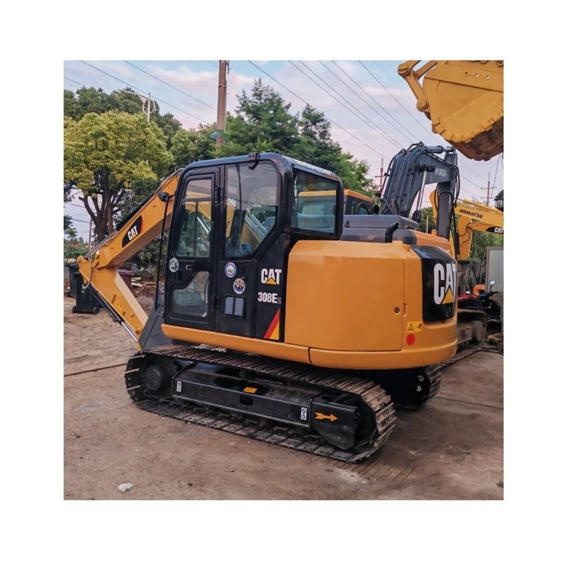 Escavatori usati Cat 308E / Mini giapponese di seconda mano 8T hanno attrezzature e attrezzature da costruzione EPA in vendita