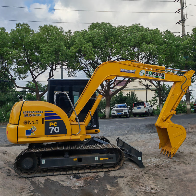 7 tonnellate colore originale escavatori Komatsu usati Komatsu Pc70 7000KG