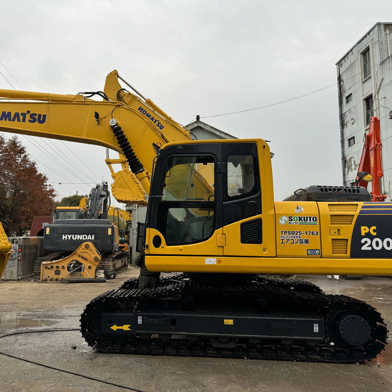 20 tonnellate colore originale escavatore Komatsu usato Pc200 Escavatore per la costruzione
