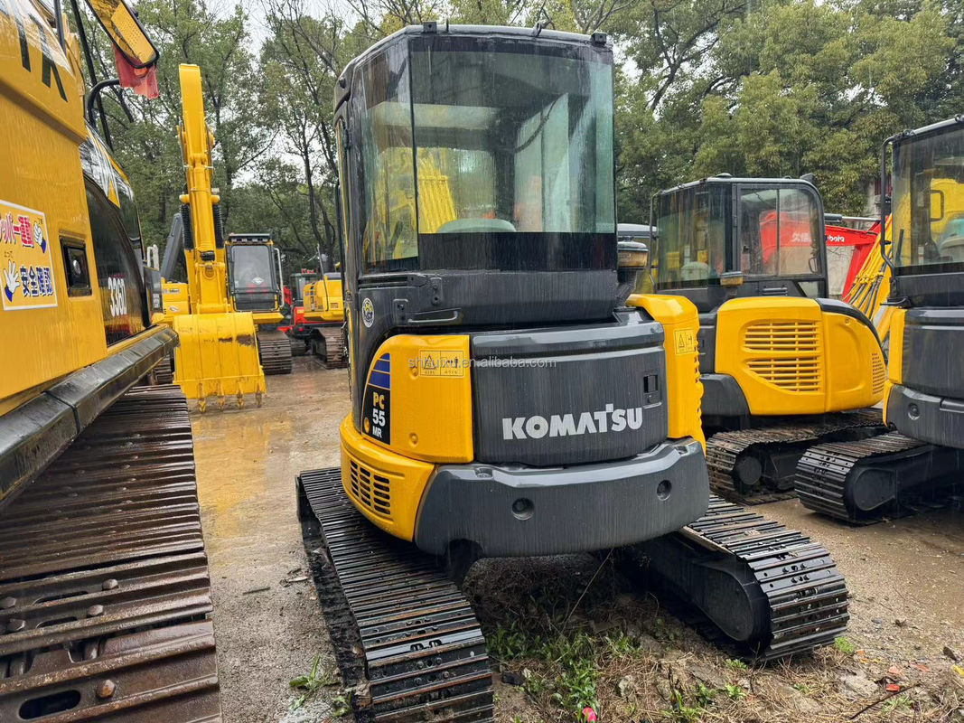 5.5T mini escavatore usato scavatore usato Komatsu Pc55 2450mm 1760mm 0,15m3