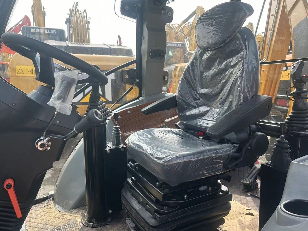 Escavatore usato Caterpillar CAT420F retroescavatrici occupato a entrambe le estremità / giappone di seconda mano motore del trattore in buone condizioni