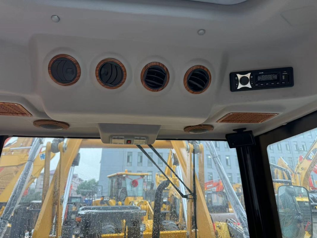 Escavatore usato Caterpillar CAT420F retroescavatrici occupato a entrambe le estremità / giappone di seconda mano motore del trattore in buone condizioni