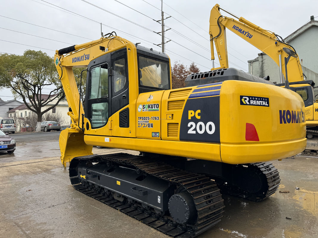 20 tonnellate scavatore di seconda mano Komatsu PC200 Escavatore tipo Crawler