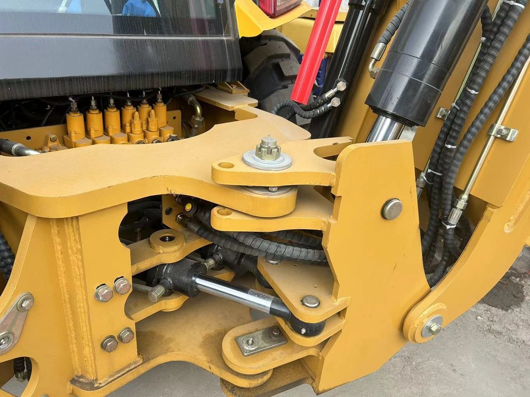 Escavatore usato Caterpillar CAT420F macchina da verniciatura stradale/ giappone di seconda mano trattore macchina stradale motore in buone condizioni