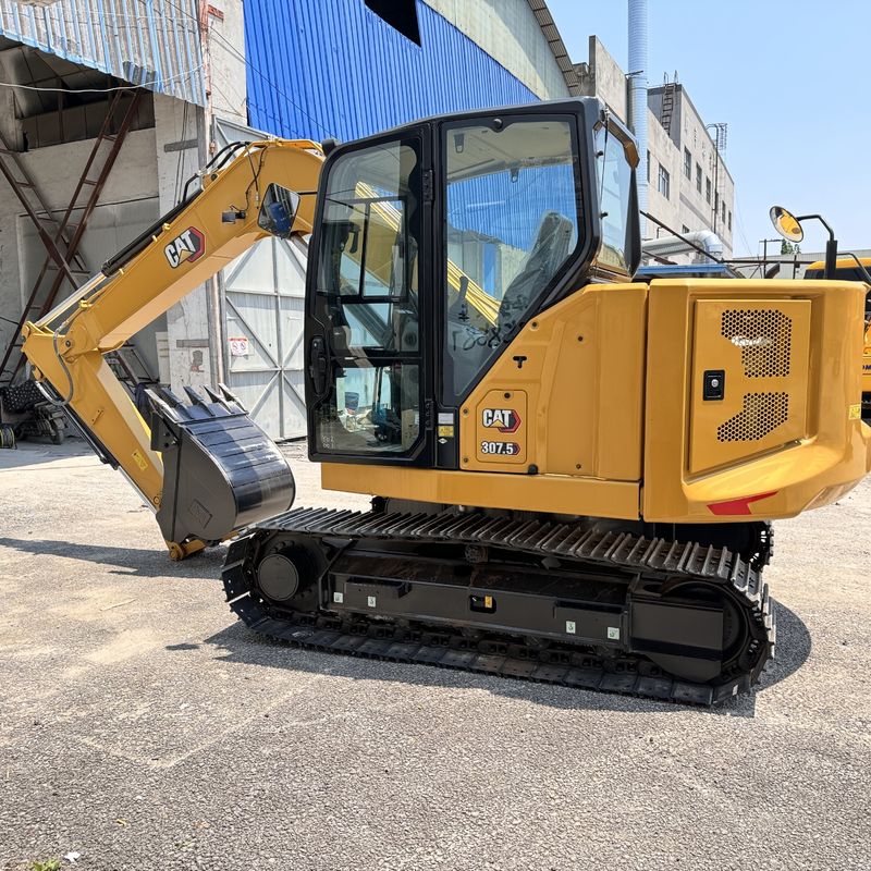 100% vernice originale di seconda mano Caterpillar 307.5 Mini Used Excavator mini macchine da costruzione cat307.5