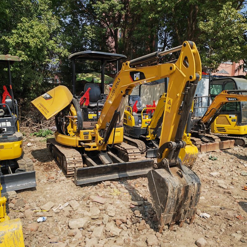 mini excavator usato cat 303/seconda mano motore originale cat 303 con prezzo economico in vendita