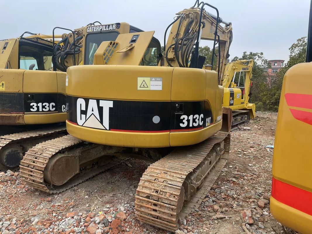 Escavatore da 13 tonnellate cat 313c/potenza di scavo elevata escavatore di seconda mano cat 313c