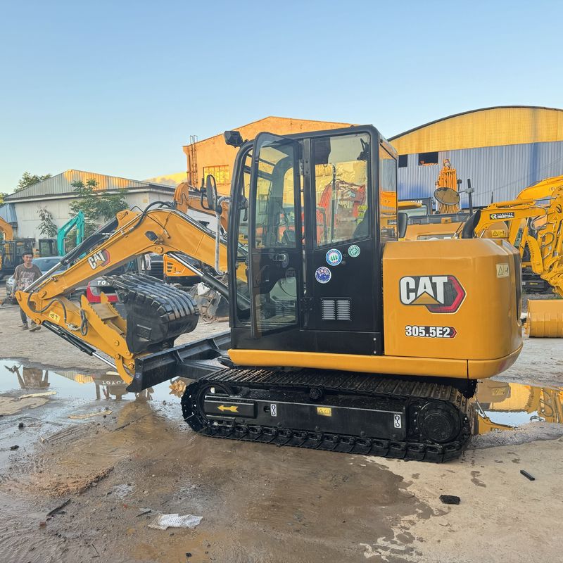 Conformi alle norme UE sulle emissioni utilizzati escavatori scavatore CAT 305.5E2 hanno certificati EPA e CE migliore qualità migliore prezzo