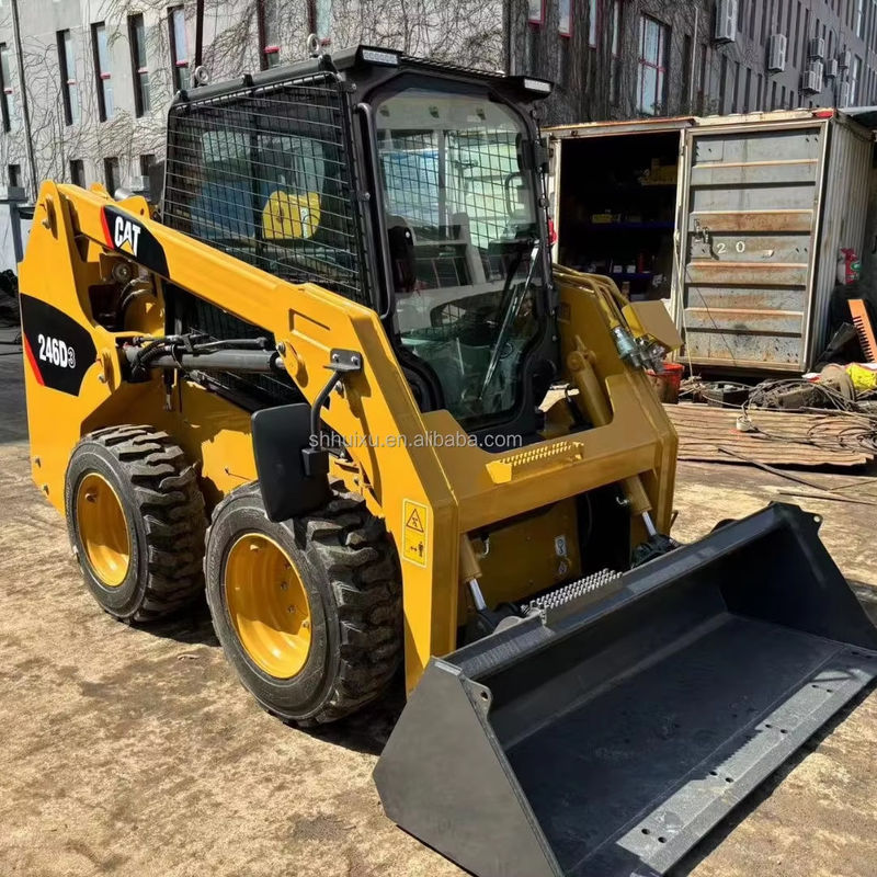usato Slip machine CAT 246D3 Caterpillar escavatore a ruote giappone originali escavatori a ruote