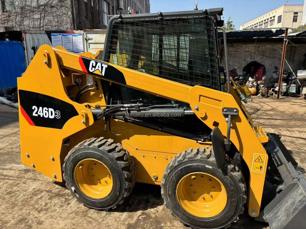 usato Slip machine CAT 246D3 Caterpillar escavatore a ruote giappone originali escavatori a ruote