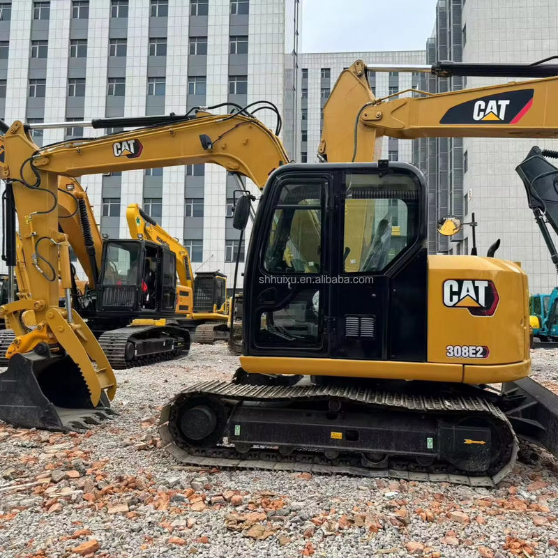 colore giallo motore ad alta potenza usato cat308e escavatore usato cat cat308e usato