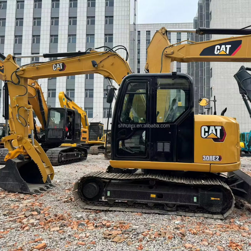 colore giallo alta potenza di scavo utilizzato cat308e/escavatore di seconda mano cat308e in vendita